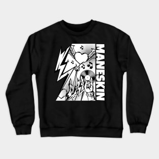 maneskin retro Crewneck Sweatshirt